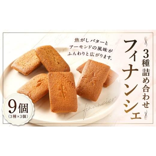 ふるさと納税 菓子 詰合せ 山形県 白鷹町 フィナンシェ3種詰め合わせ 9個 焼き菓子 お菓子 菓子 デザート スイーツ フィナンシェ 詰め合せ プレーン ココア 紅…