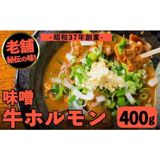 ふるさと納税 牛肉 ホルモン 鹿児島県 出水市 i1338-A 味噌牛ホルモン(計400g・200g×2P) 肉 牛 もつ ホルモン 牛肉 焼肉 味付き 味噌 みそ おかず 晩御飯 夕…