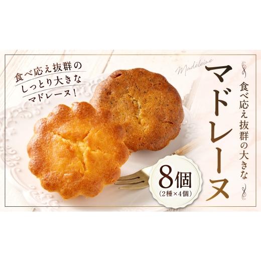 ふるさと納税 焼菓子・チョコレート マドレーヌ 山形県 白鷹町 大きい マドレーヌ(プレーン・紅茶) 8個 お菓子 菓子 デザート スイーツ マドレーヌ ビッグ B…