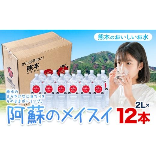 ふるさと納税 水・ミネラルウォーター 1L〜2L 熊本県 産山村 水 熊本 の おいしい お水 阿蘇のメイスイ阿蘇山 天然水 2L × 12本 2ケース 丸富産業[30日以内…