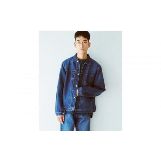 ふるさと納税 服 男 香川県 さぬき市 14ozセルヴィッチデニム 1stタイプジャケット インディゴブルー サイズ:2 2