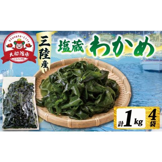 ふるさと納税 のり・海藻 わかめ 岩手県 大船渡市 三陸産 塩蔵わかめ 1kg (250g×4パック) わかめ 小分け 若芽 湯通し 海藻 海産物 味噌汁 ごはん 夕飯 おか…