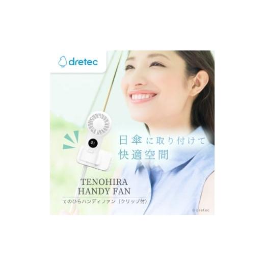 ふるさと納税 空調・季節家電 埼玉県 川口市 ドリテック てのひらハンディファン(クリップ付)ホワイト FN-209WT 1716884