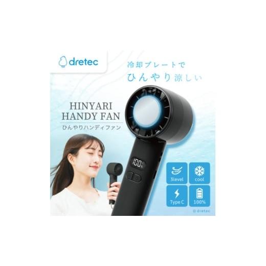 ふるさと納税 空調・季節家電 埼玉県 川口市 ドリテック ひんやりハンディファン ブラック FN-208BK 1716936