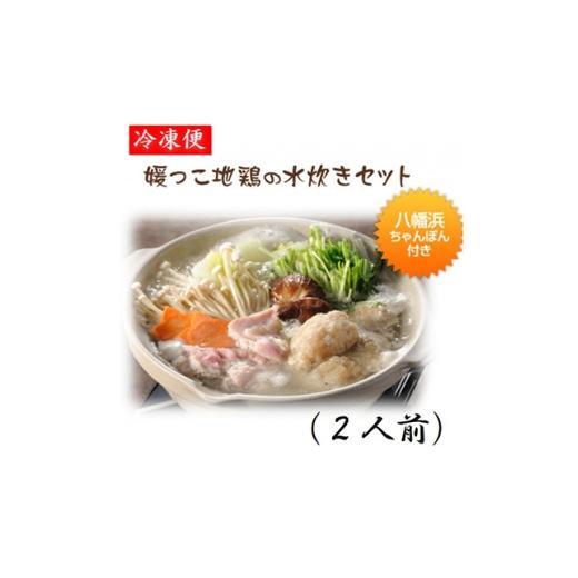 ふるさと納税 鍋セット 愛媛県 八幡浜市 媛っこ地鶏の水炊き2人前セット E17-5 _媛っこ地鶏の水炊き2人前セット E17-5 1186428