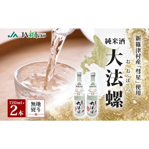 ふるさと納税 日本酒 純米酒 北海道 新篠津村 熨斗付き 無地熨斗 新篠津村産 「彗星」使用 純米酒 大法螺(おおぼら) 720ml 2本 淡麗 辛口 日本酒 酒 お酒 彗…