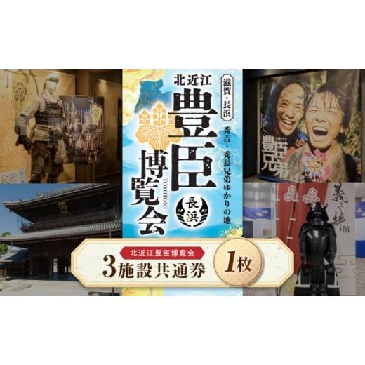 ふるさと納税 入場券・優待券 滋賀県 長浜市 北近江豊臣博覧会3施設共通券 滋賀県長浜市/北近江豊臣博覧会実行委員会