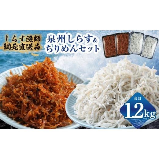 ふるさと納税 しらす・ちりめん 大阪府 泉佐野市 釜揚げしらす&ちりめん山椒セット 計1.2kg 小分け ちりめん シラス しらす sirasu 海鮮 セット 人気 おすす…