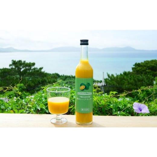 ふるさと納税 果汁飲料 沖縄県 大宜味村  定期便：3回 沖縄の贅沢ジュース 2本 青切シークヮーサー・黄金シークヮーサー KS1002 青切り 黄金 くがに シークヮ…の画像