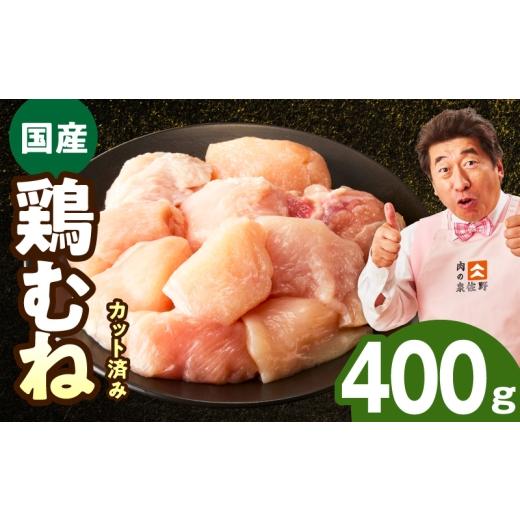 ふるさと納税 鶏肉 大阪府 泉佐野市 お試し規格 国産 鶏むね肉 400g カット済み 氷温熟成×極味付け 小分け 味付き 簡単調理 訳あり サイズ不揃い 鶏肉 とり
