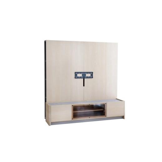 ふるさと納税 家具 インテリア・寝具・収納 佐賀県 神埼市  東馬家具 シルト 180TV 175シェルフセット NA TVボード リビング 国産 ふるさと納税 (H060701)の画像