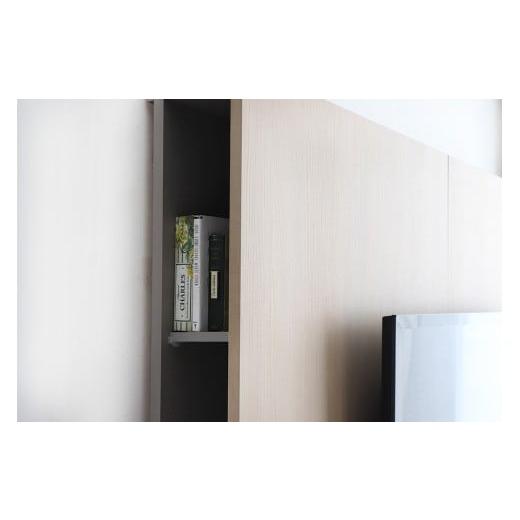 ふるさと納税 家具 インテリア・寝具・収納 佐賀県 神埼市  東馬家具 シルト 180TV 175シェルフセット NA TVボード リビング 国産 ふるさと納税 (H060701)の画像