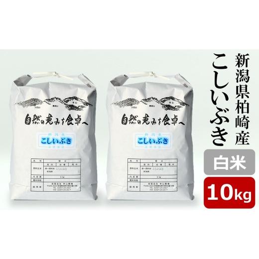 ふるさと納税 米 新潟県 柏崎市 令和7年産米 こしいぶき 白米 10kg(5kg×2袋) 新潟米