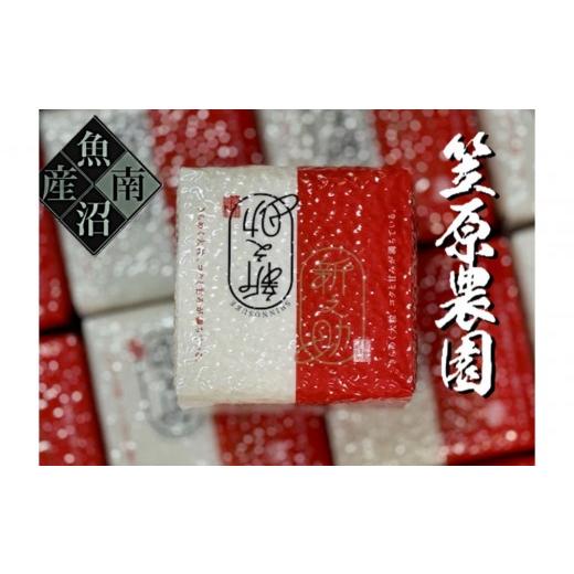 ふるさと納税 米 新潟県 南魚沼市 令和7年産 南魚沼産 笠原農園米 新之助 2合真空パック20個