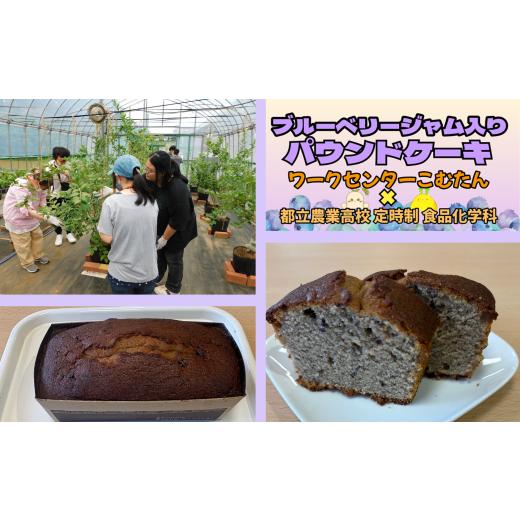 ふるさと納税 焼菓子・チョコレート パウンドケーキ 東京都 府中市 東京都立農業高等学校 定時制課程食品化学科×福祉作業所(ワークセンターこむたん) ブル…