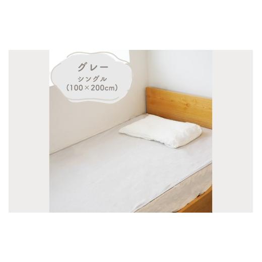 ふるさと納税 タオル・寝具 敷布団 愛知県 知立市 colulu 防水シート シングルサイズ グレー (3337) グレー