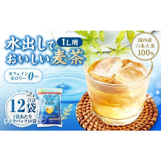 ふるさと納税 お茶類 山梨県 中央市 水出しでおいしい麦茶 360g ( 18袋 ) × 12袋 ノンカフェイン ミネラル 補給 国産 麦茶 麦ちゃ むぎちゃ テトラパック …