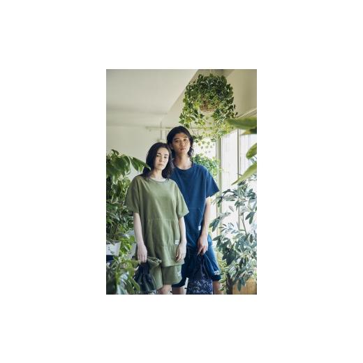 ふるさと納税 ファッション 東京都 目黒区 -SOWNOAS-(サウノアーズ) パイルTシャツ:色(ネイビー)、サイズ(L) 色(ネイビー)、サイズ(L)