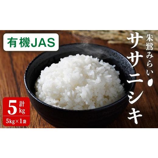 ふるさと納税 米 ササニシキ 宮城県 登米市 有機JAS ササニシキ 精米 5kg(5kg×1袋) 朱鷺みらい 精米 有機栽培 登米市産 お米 おこめ 米 コメ 白米 ご飯 ごは…