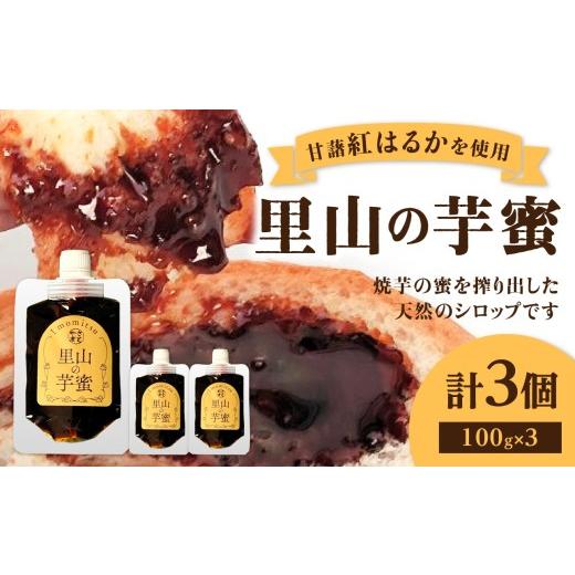 ふるさと納税 加工品等 大分県 大分市 熟成焼芋の蜜を絞り出した天然100%のシロップ 里山の芋蜜 100g×3個 芋 シロップ 天然 100% 熟成 焼芋 農薬不使用 化…