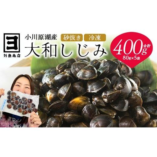 ふるさと納税 魚貝類 しじみ 青森県 東北町 砂抜き済みで手間いらず 冷凍・小川原湖産大和しじみ400g(80g×5袋)