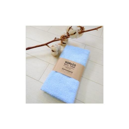 ふるさと納税 タオル・寝具 静岡県 磐田市 おうちのカラータオル パステルブルー 10枚セット 1717809