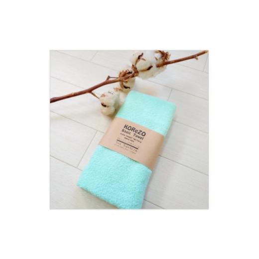 ふるさと納税 タオル・寝具 静岡県 磐田市 おうちのカラータオル パステルグリーン 10枚セット 1717816