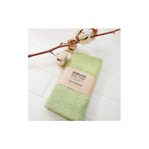 ふるさと納税 タオル・寝具 静岡県 磐田市 おうちのカラータオル スモーキーピスタチオグリーン 10枚セット 1717825