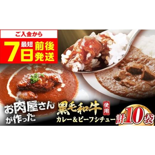 ふるさと納税 牛肉 大阪府 高槻市 スピード発送 モリタ屋オリジナル和牛カレー&ビーフシチューセット 各5袋(計10袋) ビーフシチュー カレー セット レトルト…