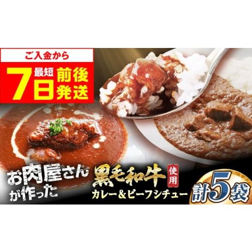 ふるさと納税 牛肉 カレー・シチュー 大阪府 高槻市 スピード発送 カレー モリタ屋オリジナル和牛カレー2袋&ビーフシチュー3袋(計5袋) カレー ビーフシチュ…