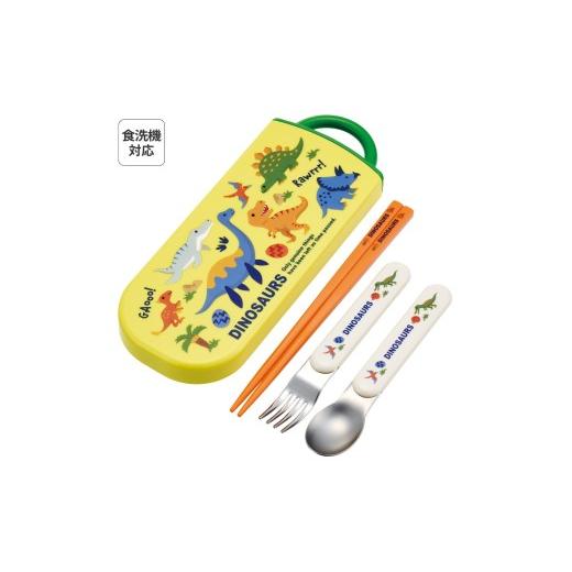 ふるさと納税 食器・グラス スプーン 奈良県 奈良市 箸 スプーン フォーク セット 日本製 TACC2 ディノサウルス 2026 恐竜 ダイナソー キャラクター トリオセ…
