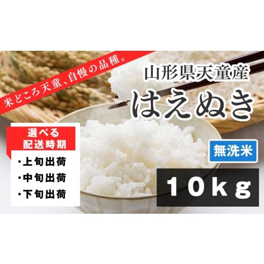 ふるさと納税 米 つや姫 山形県 天童市 08-01-211-04C はえぬき 無洗米10kg 2026年4月下旬発送・令和7年産 2026年4月下旬発送・令和7年産
