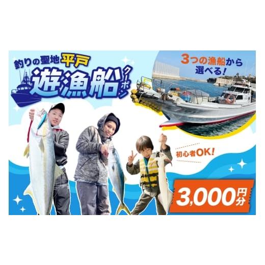 ふるさと納税 フィッシング 長崎県 平戸市 釣り船 遊漁船 クーポン 3000円分 南部遊漁船組合 長崎県 平戸市 hr42bjw920000 ジギング エギング ルアー 初心者歓…