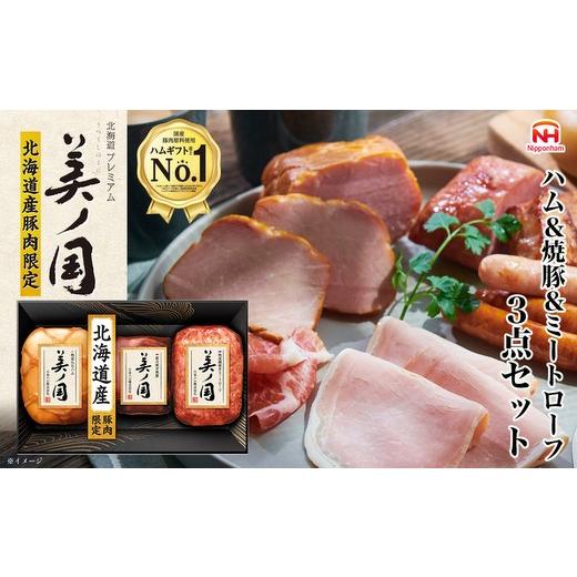 ふるさと納税 肉 徳島県 石井町 7月上旬発送分 015-105 北海道プレミアム 美ノ国 ブロック 3点セット | 日本ハム 北海道産豚肉使用 国産 熟成 贈答 ギフト …