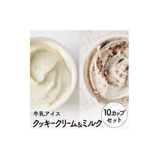 ふるさと納税 菓子 アイス 兵庫県 市川町 アイスクリーム詰め合わせ オリジナルミルク(5個)・クッキークリーム(5個) 012AE08N./アイス スイーツ デザー…