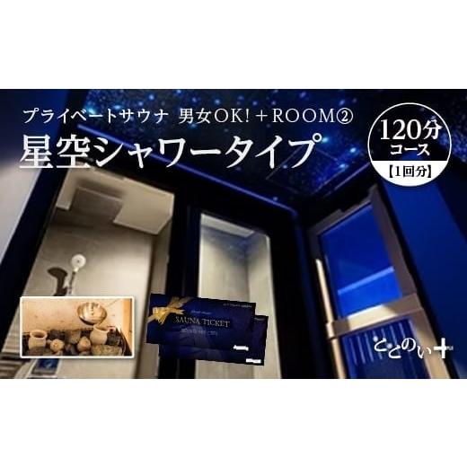 ふるさと納税 温泉・サウナ・スパ利用券 埼玉県 さいたま市 ととのい+(2名)男女OK ROOM2 星空シャワータイプ 120分コース 1回分