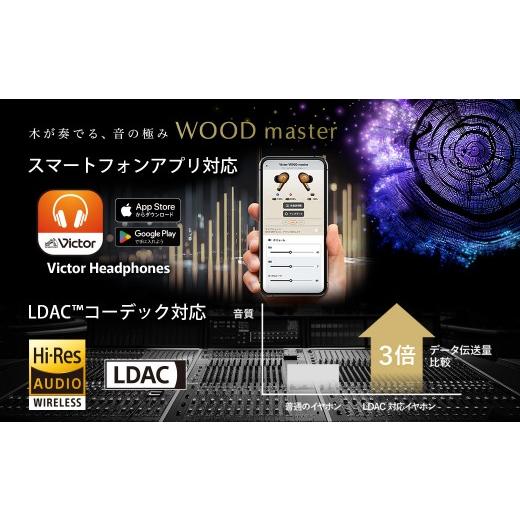 ふるさと納税 TV・オーディオ・カメラ 神奈川県 横浜市  サンバーストブラウン Victor ワイヤレスイヤホン HA-FW5000T サンバーストブラウンの画像