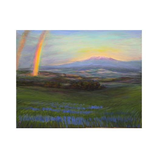 ふるさと納税 雑貨・日用品 絵画 北海道 中富良野町 赤虹