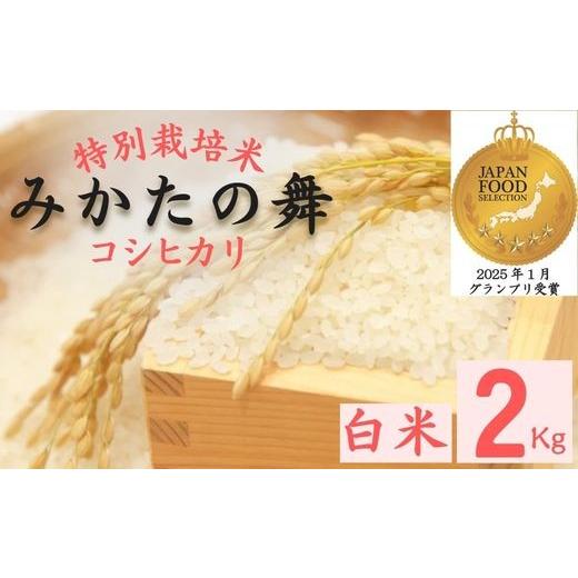 ふるさと納税 米 コシヒカリ 兵庫県 宍粟市 P15 白米 2Kg コシヒカリ「 みかたの舞 」 特別栽培米 こしひかり コシヒカリ 特別栽培米 お米 米 白米 精米 ブラ…
