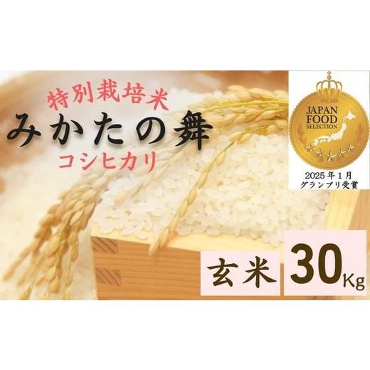 ふるさと納税 米 コシヒカリ 兵庫県 宍粟市 P17 玄米 30Kg コシヒカリ「 みかたの舞 」 特別栽培米 こしひかり コシヒカリ 特別栽培米 お米 米 玄米 白米 精…