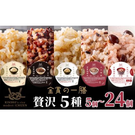 ふるさと納税 米・パン もち米 大阪府 松原市 ご飯パック 金賞 健康米 食べ比べ 贅沢 5種セット 黒米 金のいぶき キラリモチ 十六雑穀 赤飯 120g×12個入り 国…