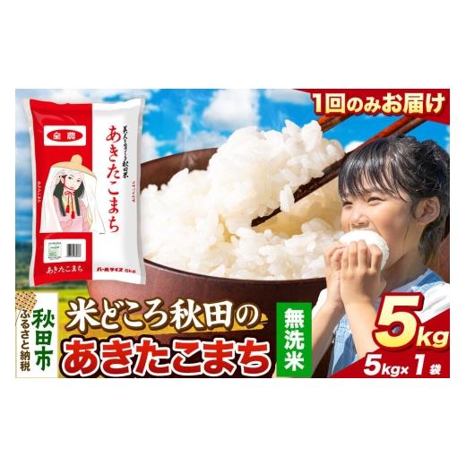 ふるさと納税 米 あきたこまち 秋田県 秋田市 米 あきたこまち 無洗米 米どころ秋田県産 令和7年産 精米 5kg(5kg×1袋) 米 お米 こめ 無洗米 精米 あきたこ…