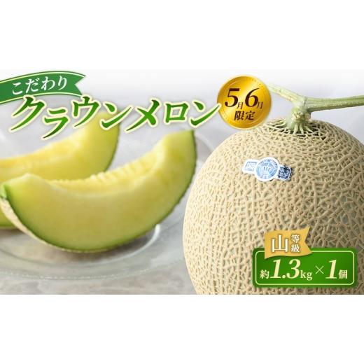 ふるさと納税 メロン メロン青肉 静岡県 浜松市 2026年5月6月限定出荷 こだわり クラウンメロン 1個 山等級 約1.3kg クラウン メロン 贈答 高級 フルーツ 果…