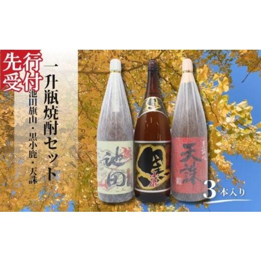 ふるさと納税 焼酎 いも 鹿児島県 錦江町 先行受付 No.2119-1 池田旗山・小鹿黒・天誅(一升瓶) 3本セット