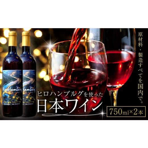 ふるさと納税 ワイン 赤ワイン 岡山県 矢掛町 酒 日本ワイン 750ml 2本 矢掛放送 岡山県矢掛町[30日以内に出荷予定(土日祝除く)] 酒 ワイン 国産 ヒロハンブ…