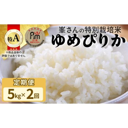 ふるさと納税 米 ゆめぴりか 北海道 岩見沢市 令和7年産 岩見沢産 特別栽培米 峯さんの「ゆめぴりか」定期便5kg×2回 定期便5kg×2回