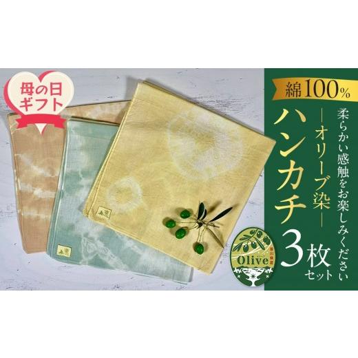 ふるさと納税 雑貨・日用品 香川県 坂出市 母の日ギフト オリーブ染めハンカチ