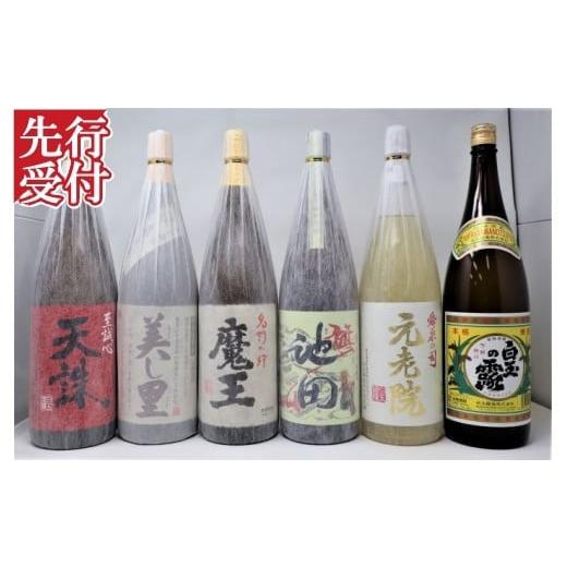 ふるさと納税 焼酎 いも 鹿児島県 錦江町 先行受付 No.5051-4 魔王 入り池田・天誅・元老院・白玉の露・美し里 一升瓶6本セット