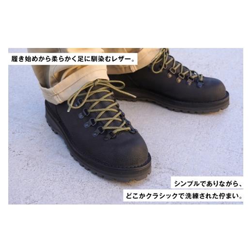ふるさと納税 ファッション 靴 石川県 志賀町 DANNER 紳士靴 マウントリッヂ ロー BLACK 27.0cm STUMPTOWN渋谷店 石川県 志賀町 sk17jkf70292-6 靴 くつ レザ…の画像