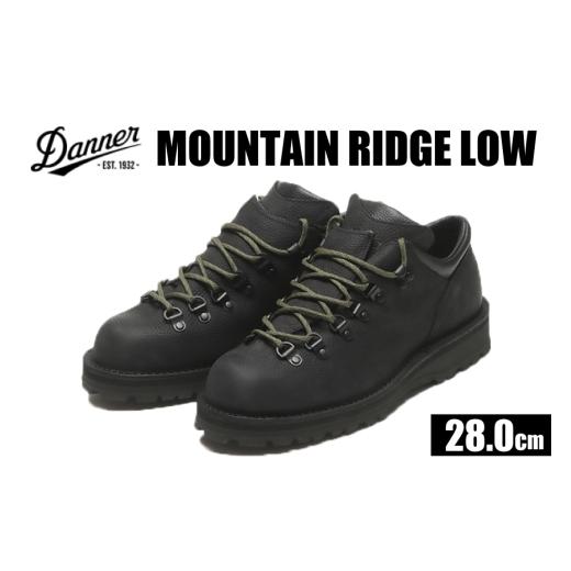ふるさと納税 ファッション 靴 石川県 志賀町 DANNER 紳士靴 マウントリッヂ ロー BLACK 28.0cm STUMPTOWN渋谷店 石川県 志賀町 sk17jkf70292-8 靴 くつ レザ…の画像